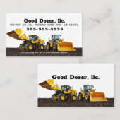 ブル・ドーザーの名刺  名刺 (正面/裏面)