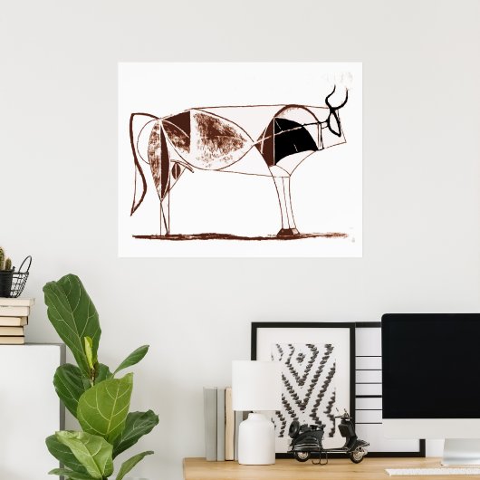 ブル ポスター (ホームオフィス)