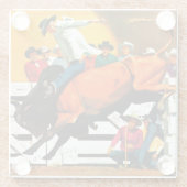 『ブル・ライディング』 ガラスコースター (裏面)