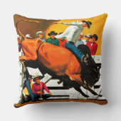 『ブル・ライディング』 クッション (裏面)