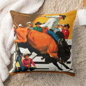 『ブル・ライディング』 クッション (ブランケット)