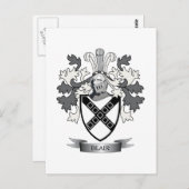 ブレアの家紋の紋章付き外衣 ポストカード (正面/裏面)