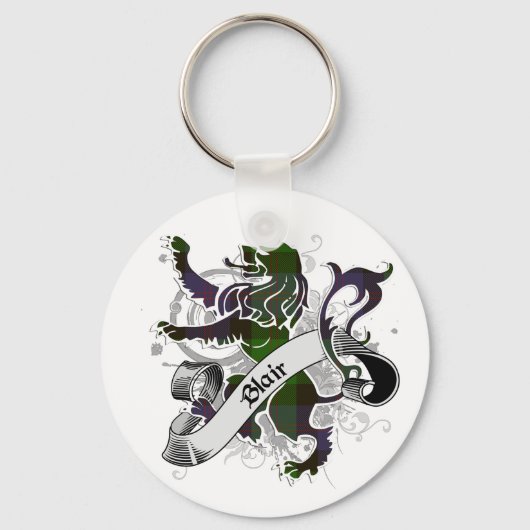 ブレアタータンチェックライオン キーホルダー (正面)