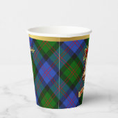 ブレアパーソナライズされたタータンチェッククリスマス 紙コップ (右)