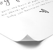 ブレアモダンはベビー食べ物ベビーシャワーゲームを推測 ポスター (角)