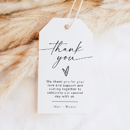 ブレアモダンボヘミアンハートありがとう ギフトタグ