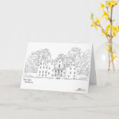 ブレア城 スコットランド カード (黄色い花)