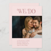 ブレア赤面ピモダンッ結婚クズ セーブザデート (正面/裏面)