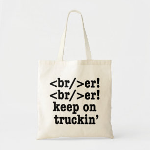 ブレイカー!保バー! on truckin' // HTMLコード トートバッグ