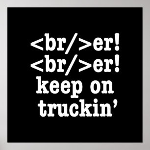 ブレイカー!保バー! on truckin' // HTMLコード ポスター