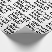 ブレイカー!保バー! on truckin' // HTMLコード ラッピングペーパー (角)