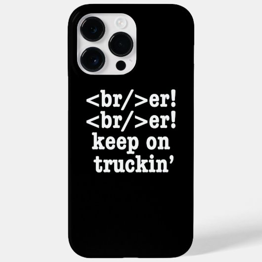 ブレイカー!保バー! on truckin' // HTMLコード Case-Mate iPhoneケース (裏面)