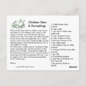 ブレイキングパンレシピカードコレクション ポストカード (裏面)