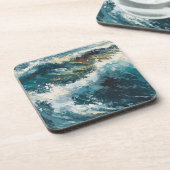 ブレイキングビーチ波テーマ絵を描ズ コースター (左側)