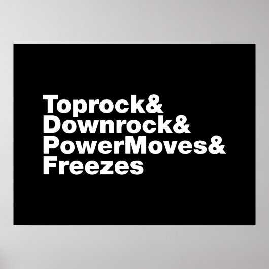 ブレイキング・ムーブス（ブレイクダンシング） ポスター (正面)