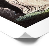 ブレイクのポスタープリント:ときに朝の星が歌った… ポスター (角)