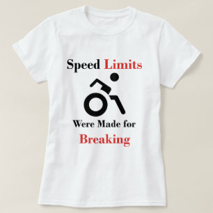 ブレイクの制限速度を設定 Tシャツ