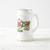 ブレイクアイリッシュシーパーソナライズされたルド ビールジョッキ (正面右)