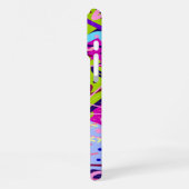 ブレイクアウトスター：抽象芸術アート iPhoneケース (左側面)