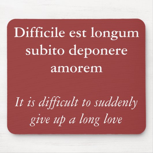 ブレイクアップ – カトルス引用文 マウスパッド (正面)