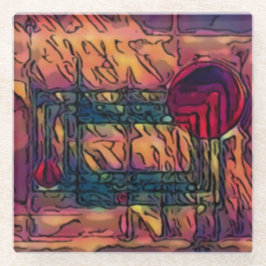 ブレイクイン ガラスコースター