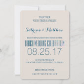 ブレイクウェーブの目的我々はそれを行ってい結婚る 招待状 (裏面)