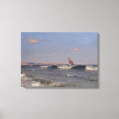 ブレイクウェーブbyドゥボフスコイ キャンバスプリント (正面)