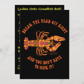 ブレイクザヘッドクロフィッシュ招待状 招待状 (正面/裏面)