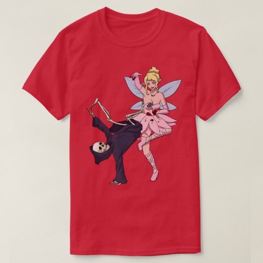 ブレイクダンシングリパースケルトン怖い歯フェアリーHal Tシャツ (デザイン正面)