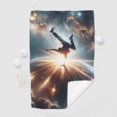 ブレイクダンスが宇宙に出会う ゴルフタオル (インサイチュ)