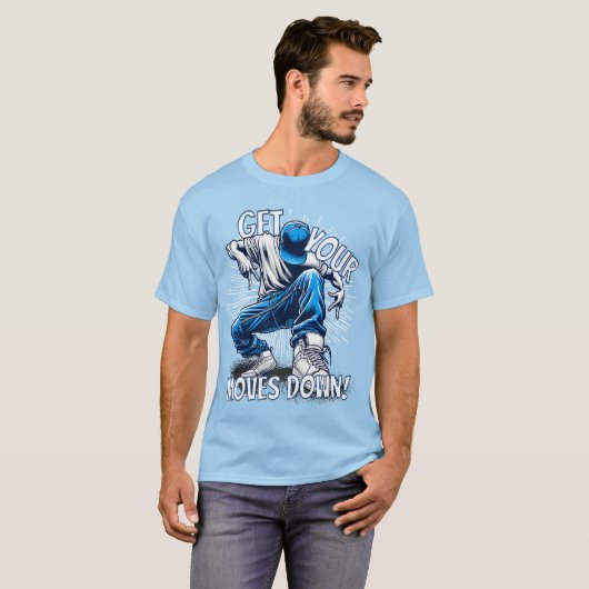 ブレイクダンスを極めろ Tシャツ (正面フル)