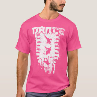 ブレイクダンスダンスヒップホップとファンク Tシャツ