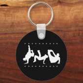 ブレイクダンスブラック キーホルダー (正面)