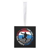 ブレイクダンスブレイクダンスヒップホップボーイ キューブオーナメント (右)