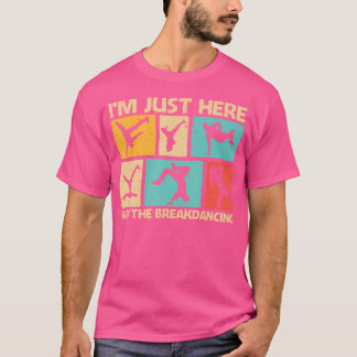 ブレイクダンス好きのためのクールなブレイクダンスアート Tシャツ