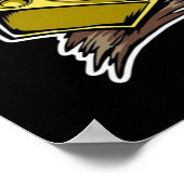 ブレイクダンス |かわいいパンダ ポスター (角)