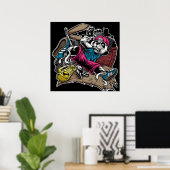 ブレイクダンス |かわいいパンダ ポスター (ホームオフィス)