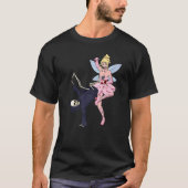 ブレイクダンス 死神 スケルトン スケアリー 歯の妖精 ハル Tシャツ (正面)