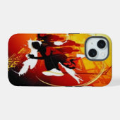 ブレイクダンス - iPhone 15 カバー (裏面横)