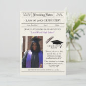 「ブレイクニュース」卒業パーティーの写真 招待状 (スタンド正面)