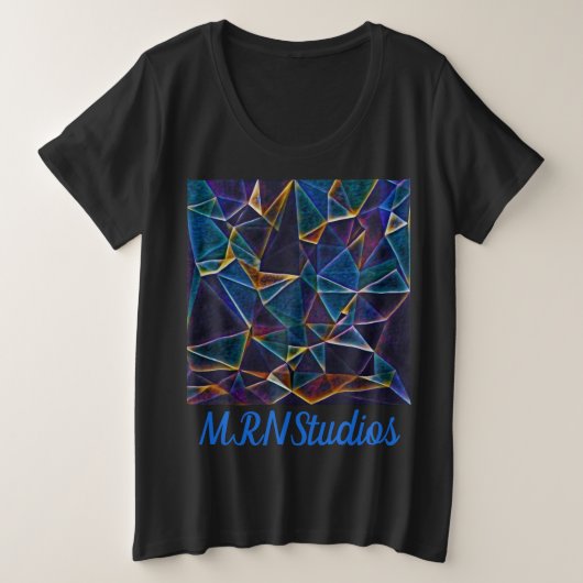 ブレイクバブルとサイズTシャツ プラスサイズTシャツ (デザイン正面)