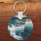 ブレイクビーチの波あなたの冒険が始まる キーホルダー (裏面)