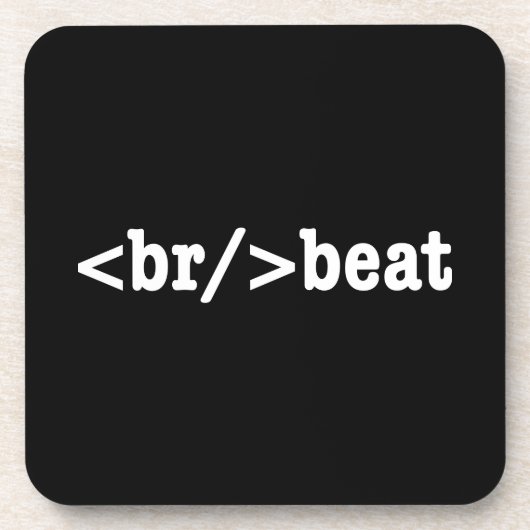 ブレイクビートHTML コースター (正面)