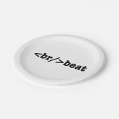 ブレイクビートHTML ペーパープレート (アングル)