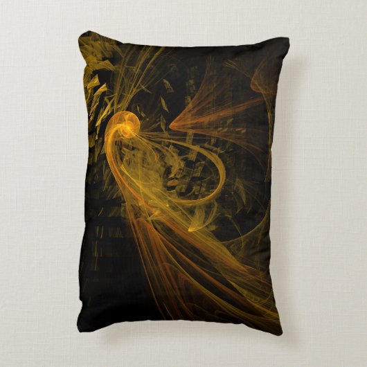 ブレイクポイント抽象芸術アートアクセントピロー アクセントクッション (裏面(縦))