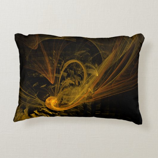 ブレイクポイント抽象芸術アートアクセントピロー アクセントクッション (裏面)