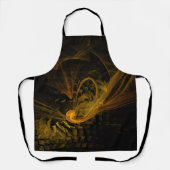 ブレイクポイント抽象芸術アートエプロン エプロン (正面)
