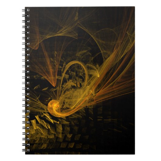 ブレイクポイント抽象芸術アートノートブック ノートブック (正面)