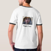 ブレイクミラーUSMCは感謝していしています Tシャツ (裏面フル)