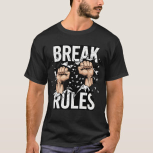 ブレイクルールTシャツ – Streetwear はっきりした Revolution Tシャツ